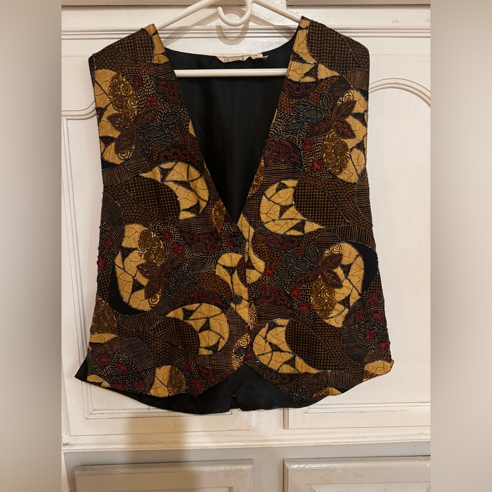 Vintage Patterned Vest